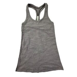 Lululemon‎ Women's Cool Racerback Tank Top Size 4 Heather Purple